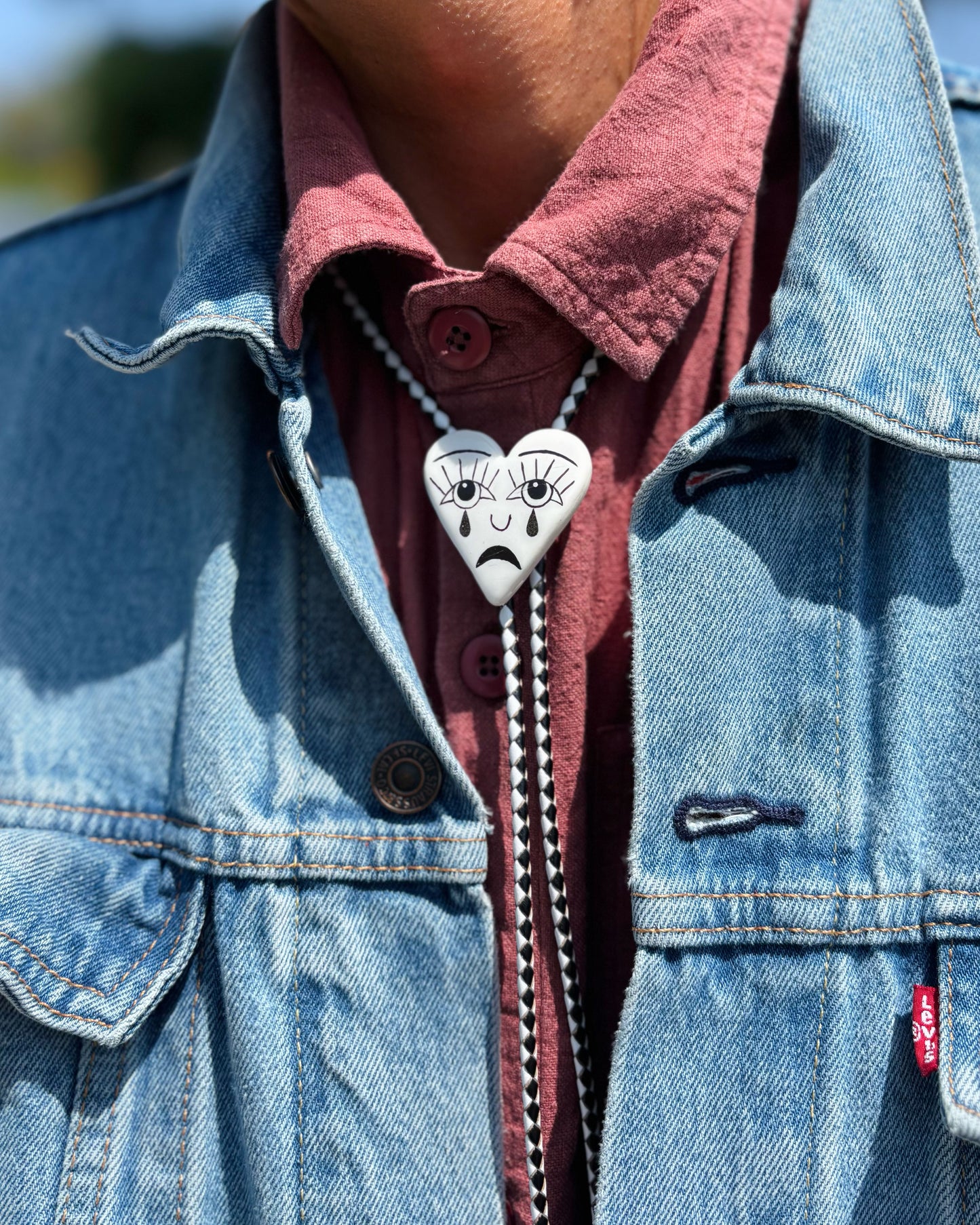 "Sad Boy" Bolo Tie